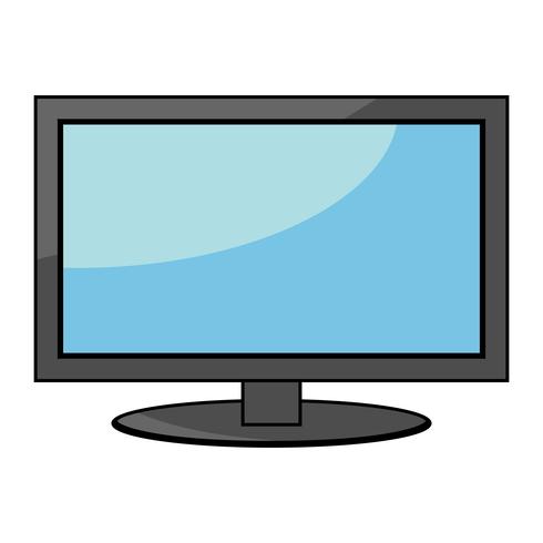 Flatscreen Vector Icon