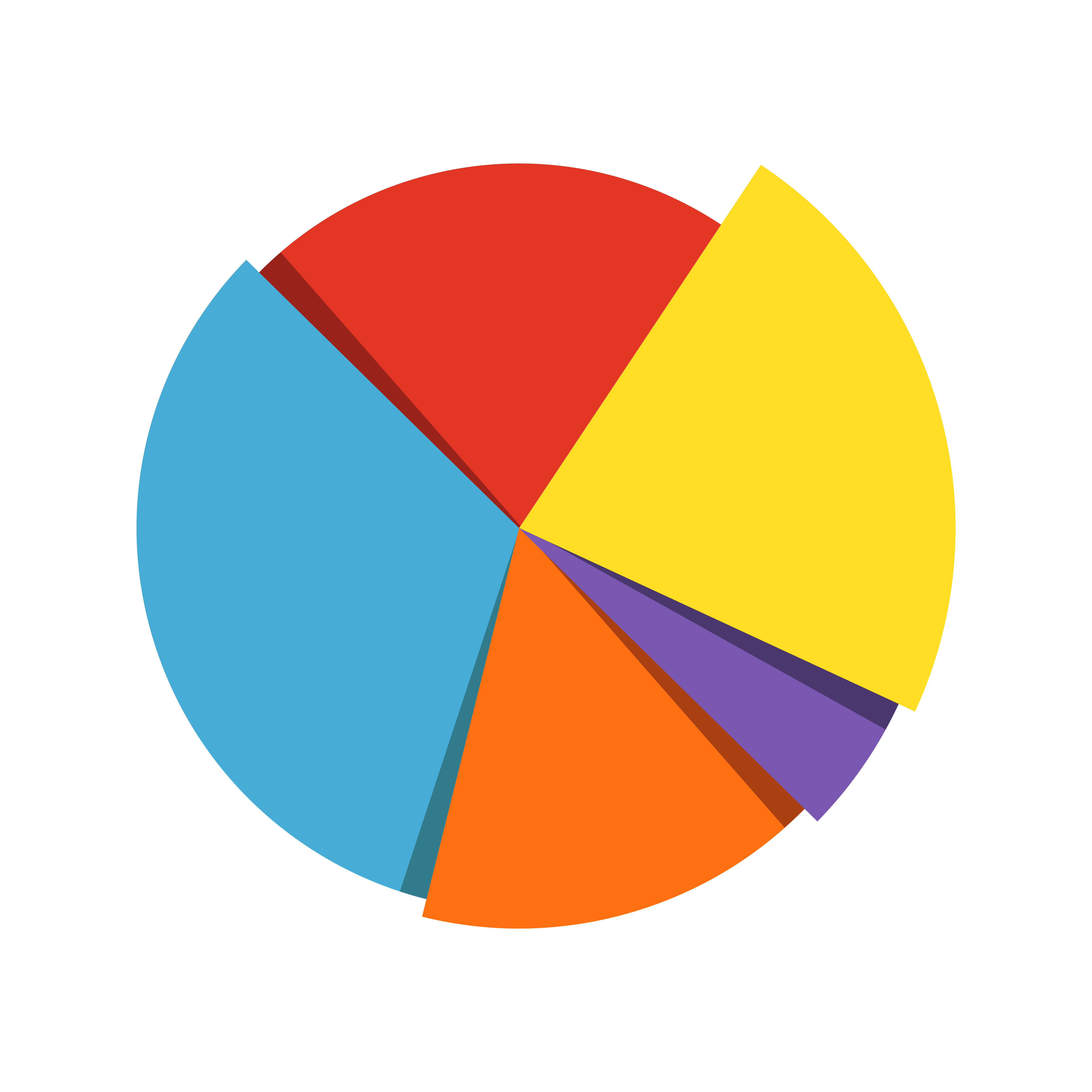 Pie Chart Vector Icon 546092 Vector Art At Vecteezy