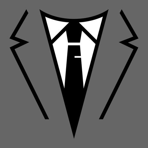 Businessman in suit head vector icon