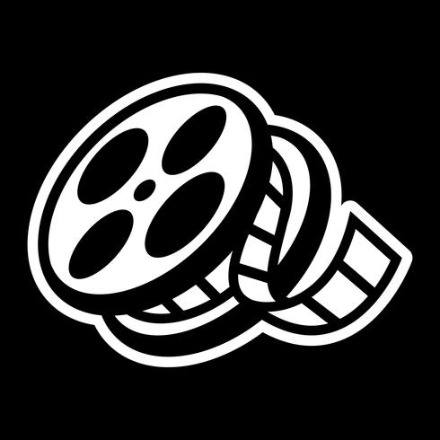 Cine Cine Cine Film Reel Unspooling vector