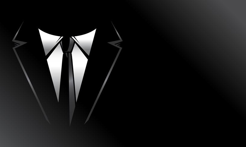 Businessman in suit head vector icon