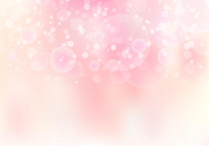 Abstract pink blurred soft focus bokeh background with copy space vector