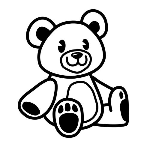 Cute Teddy Bear vector