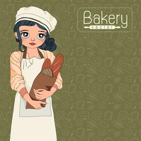 Dessert Chef vector