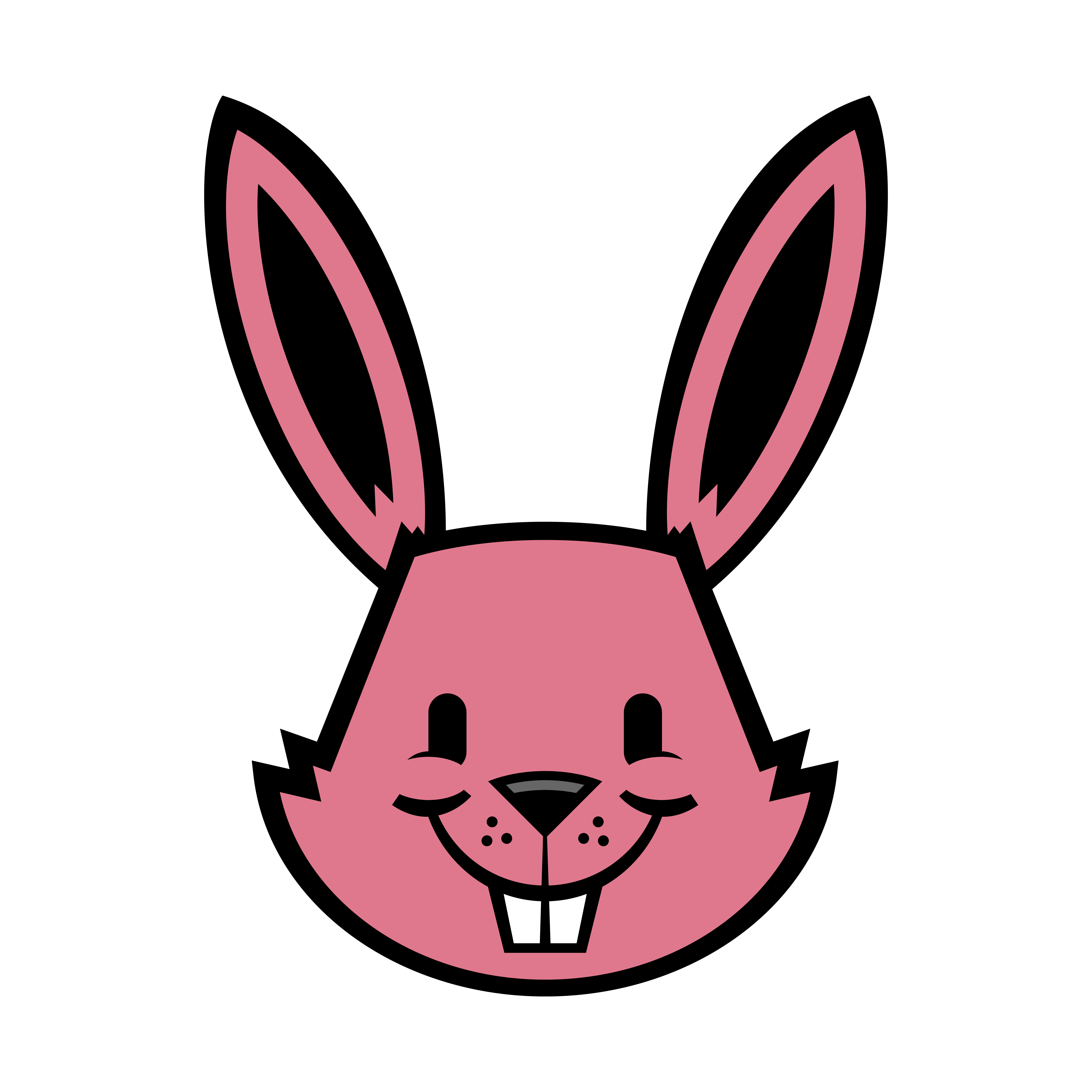 Cartoon bunny rabbit graphic 546325 Vector Art at Vecteezy