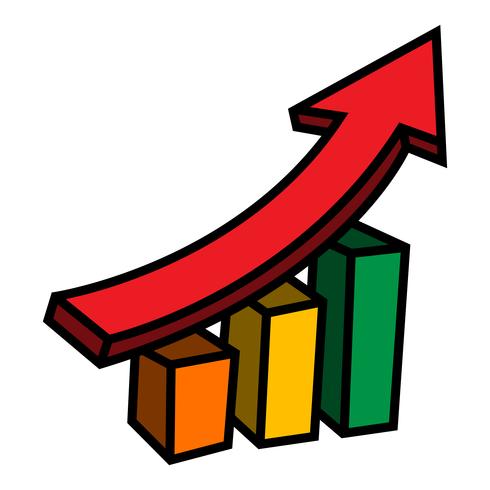 Bar Graph Vector Icon