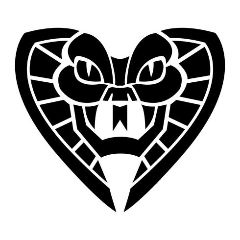 Deadly cobra snake illustration vector