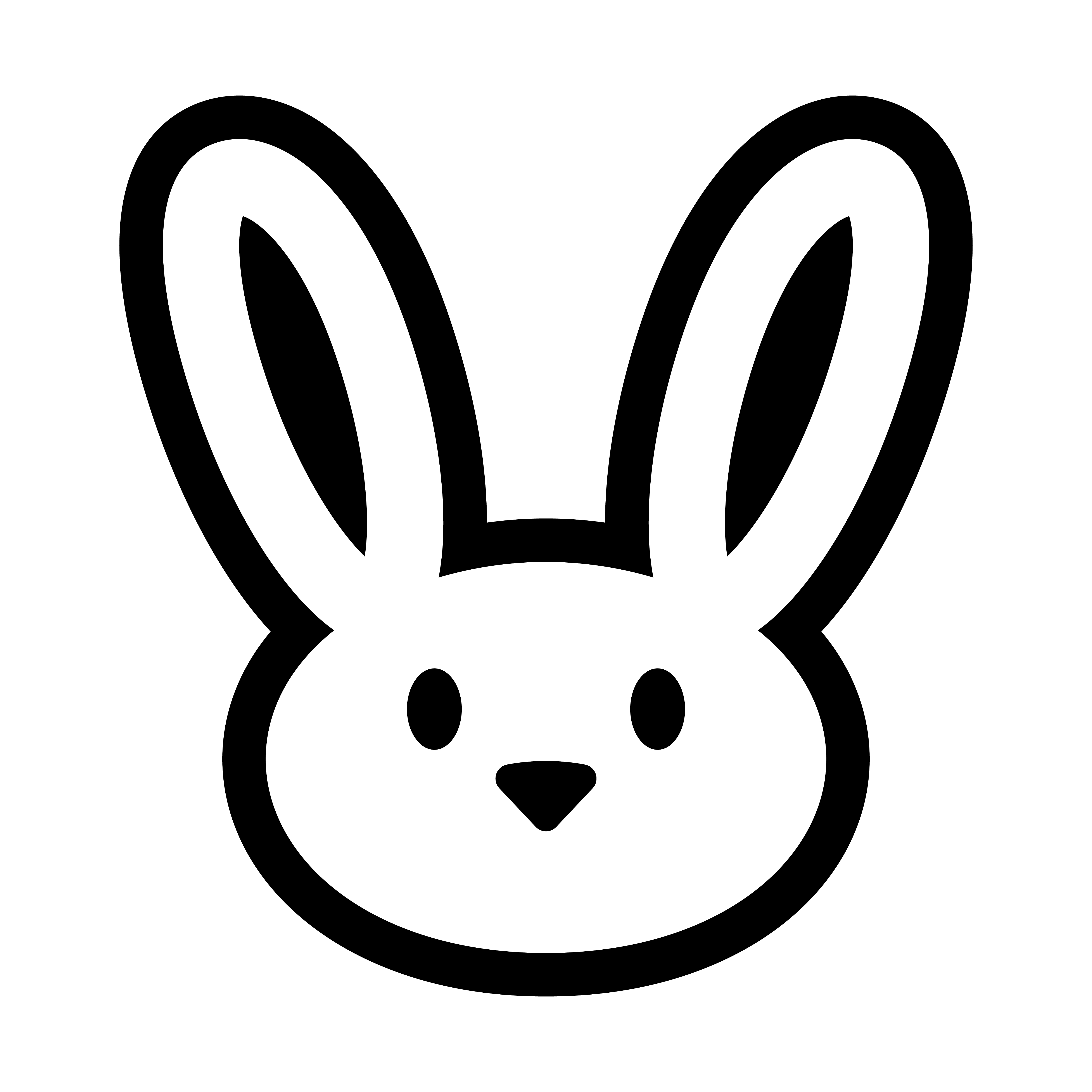 Rabbit Head SVG