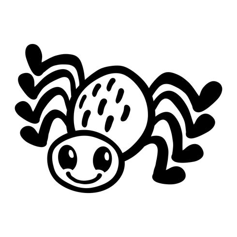 Spider insect bug vector