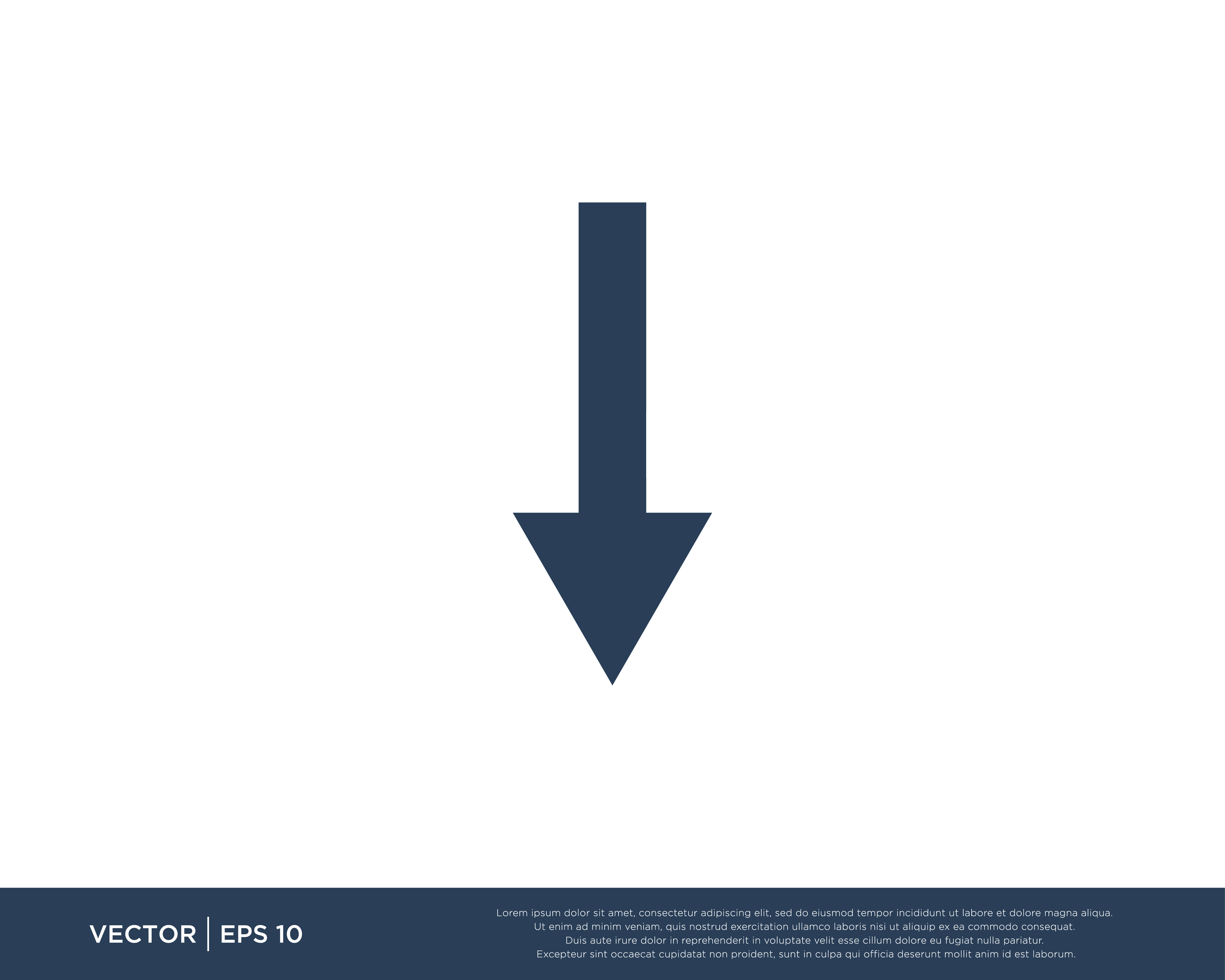 Arrow Icon Vector Template Symbol 546556 Vector Art at Vecteezy