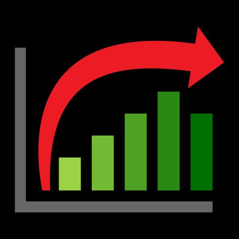 Bar Graph Vector Icon