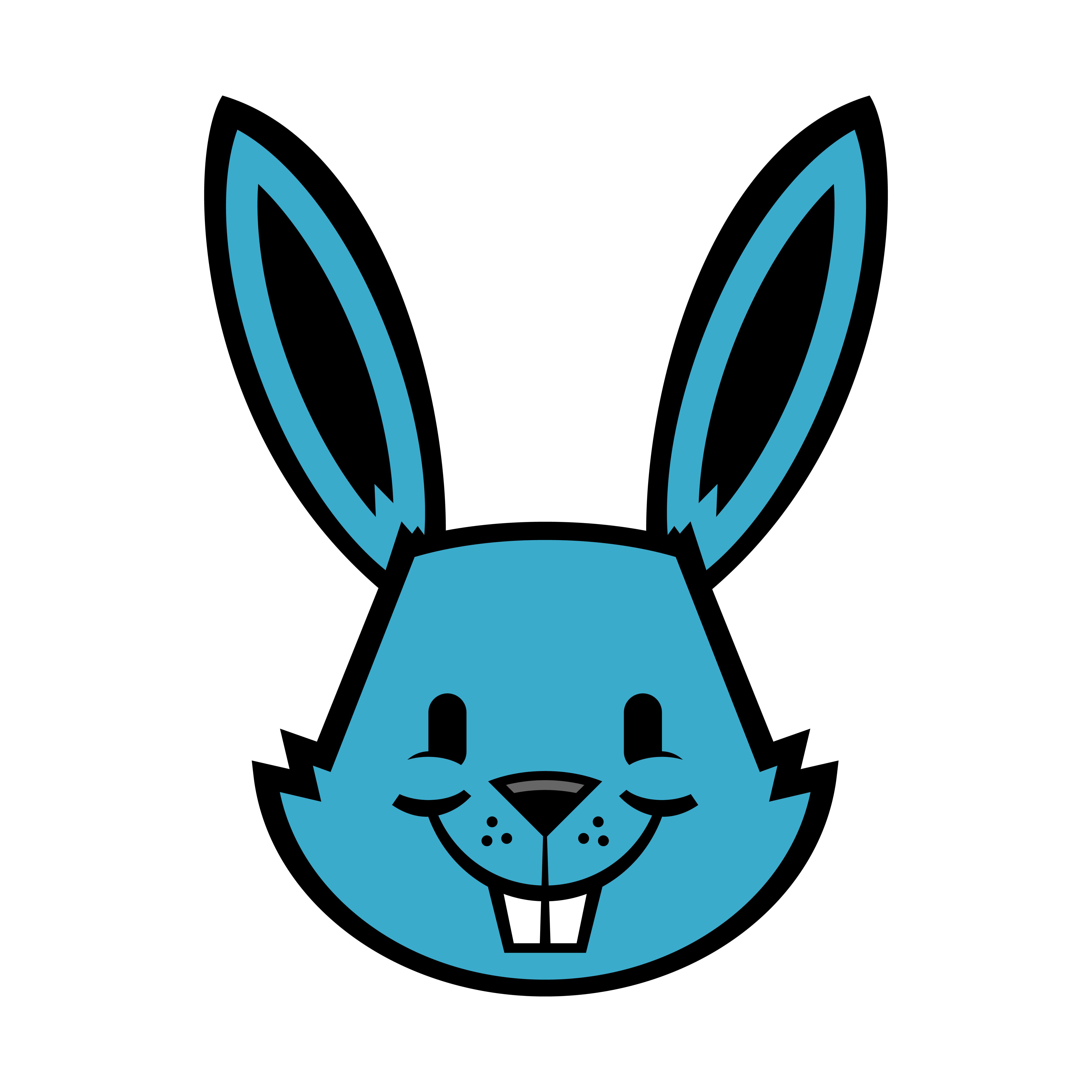 Cartoon bunny rabbit graphic 546597 Vector Art at Vecteezy