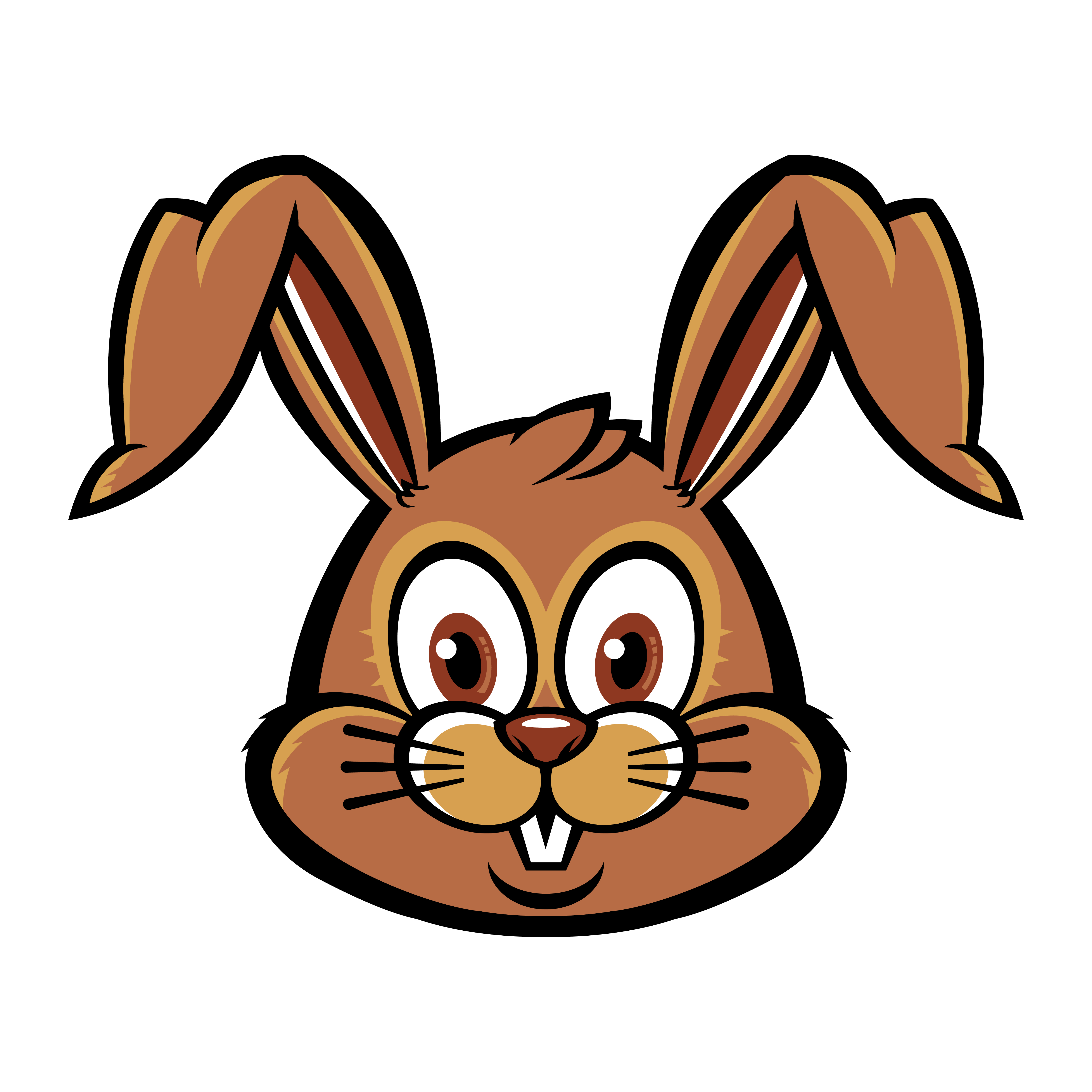 Bunny Face Cartoon / Clipart Panda - Free Clipart Images : Eps10 and