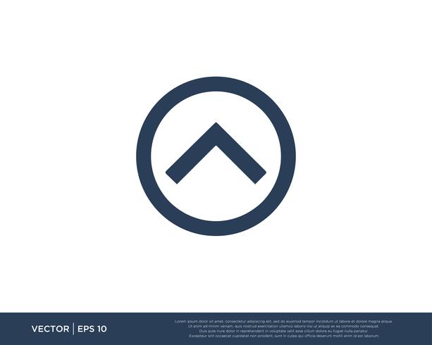 Arrow Icon Vector Template Symbol