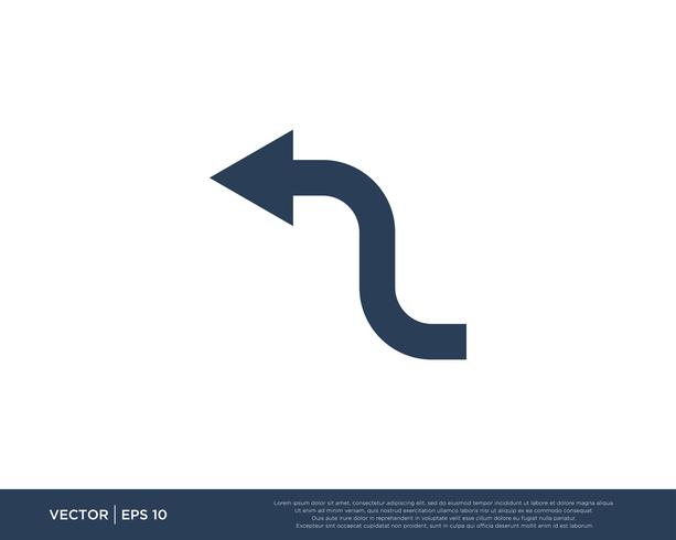 Arrow Icon Vector Template Symbol