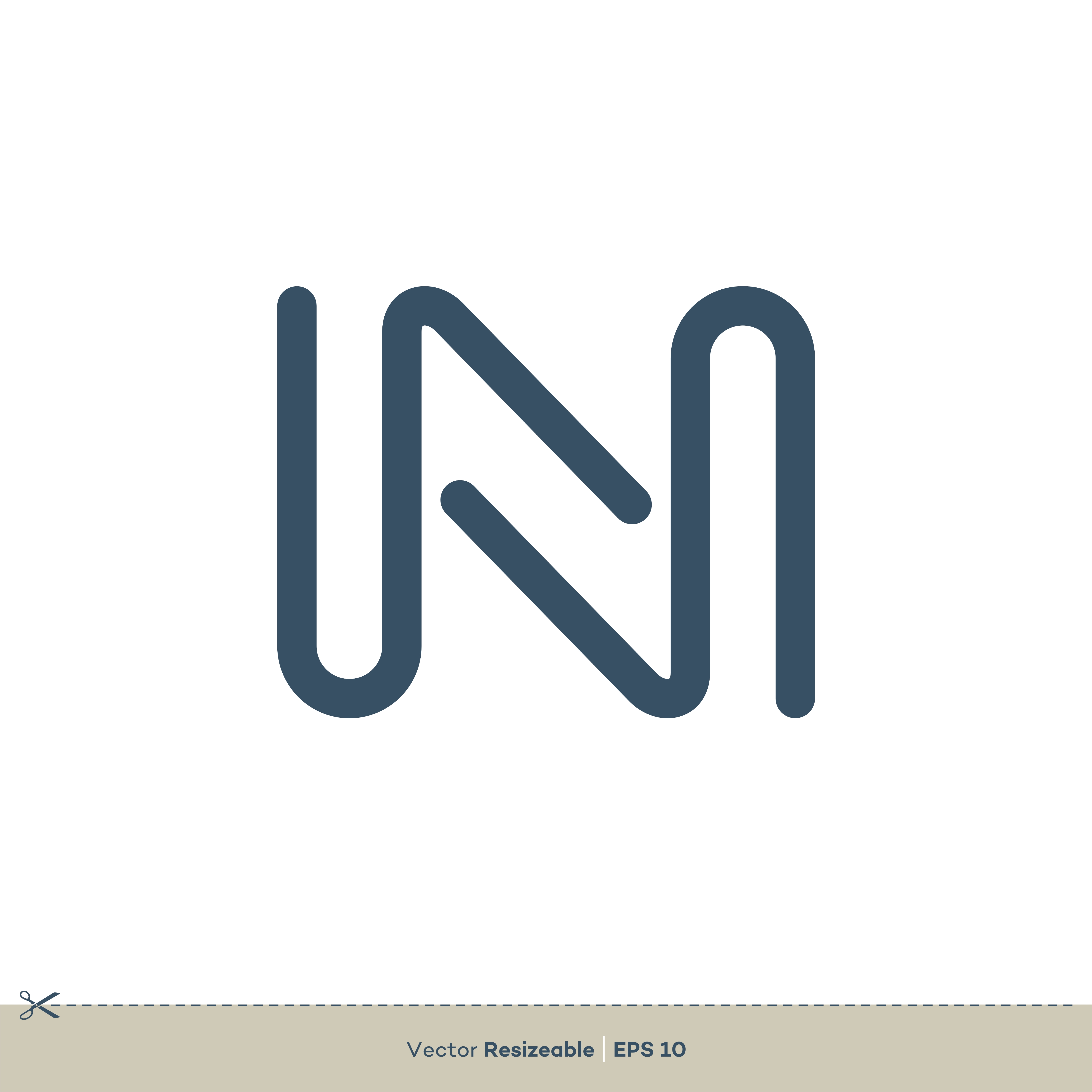 N Letter vector Logo Template Download Free Vector Art, Stock