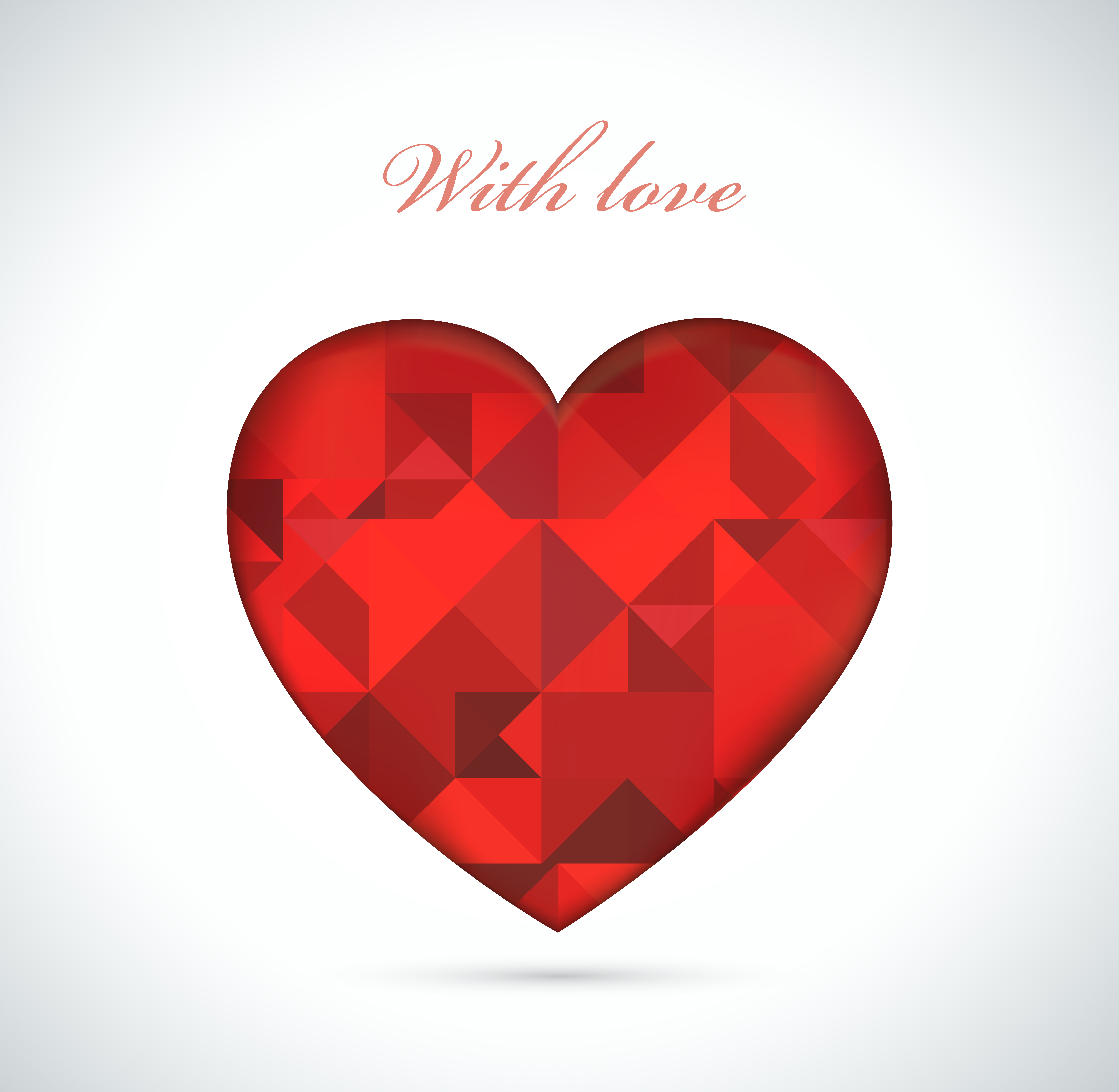 Download simple red heart sharp 546752 - Download Free Vectors ...