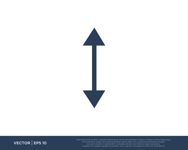 Arrow Icon Vector Template Symbol