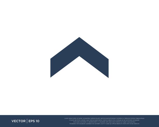 Arrow Icon Vector Template Symbol