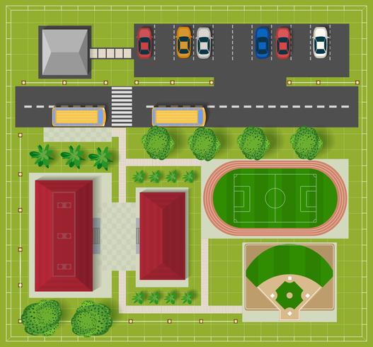 football field vector