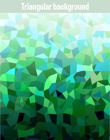 Fondo de mosaico verde vector