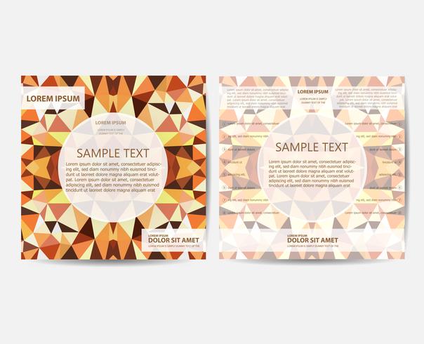 template flyer vector