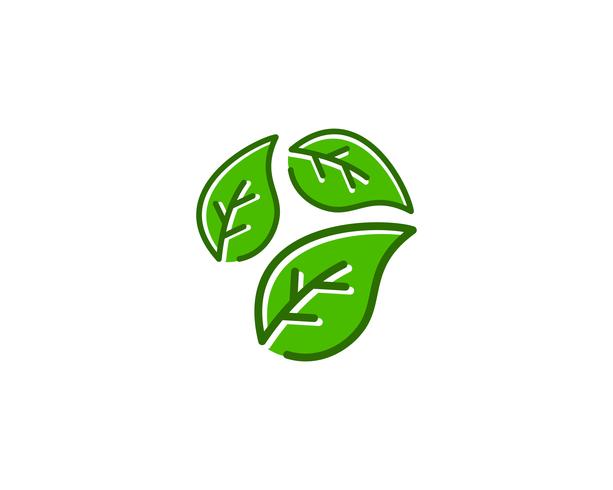 Natural Leaf Logo Icon Vector