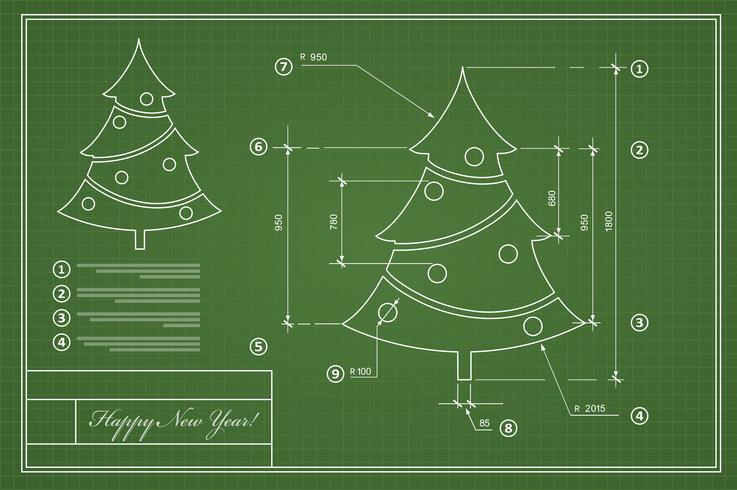 Christmas tree  vector