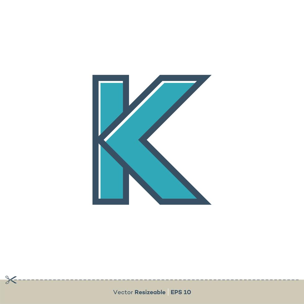 K Letter vector Logo Template Download Free Vector Art, Stock