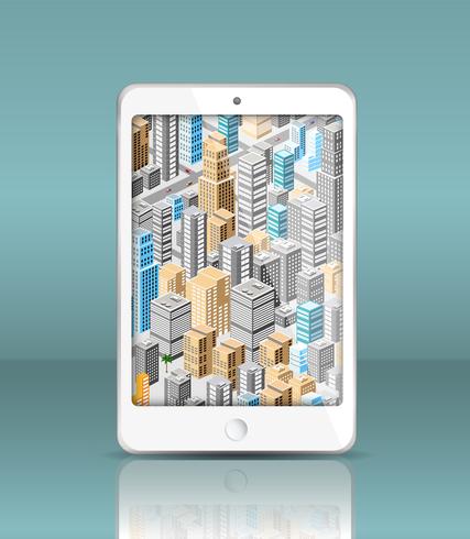 Mobile navigation vector