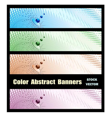 Abstract banners vector