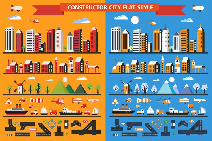 Constructor city vector