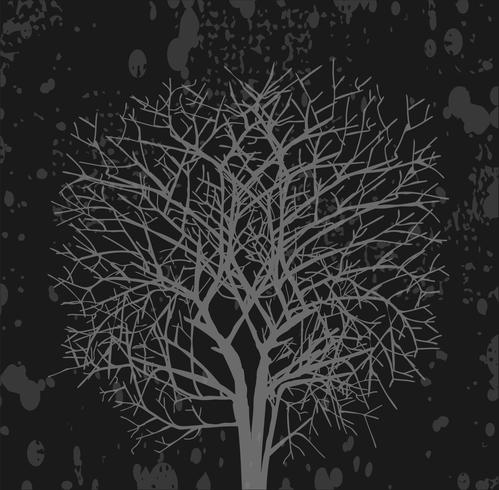 Dark  tree vector