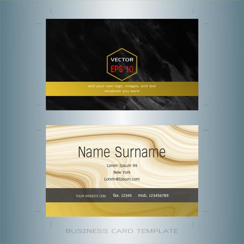 Modern designer business card layout templates. vector