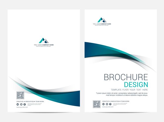 Brochure Layout template, Leaflet Flyer cover design background vector