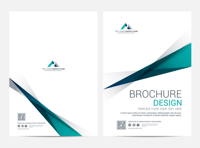 Brochure Layout template, Leaflet Flyer cover design background vector