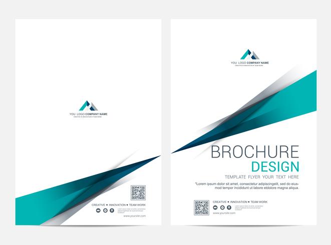 Brochure Layout template, Leaflet Flyer cover design background vector