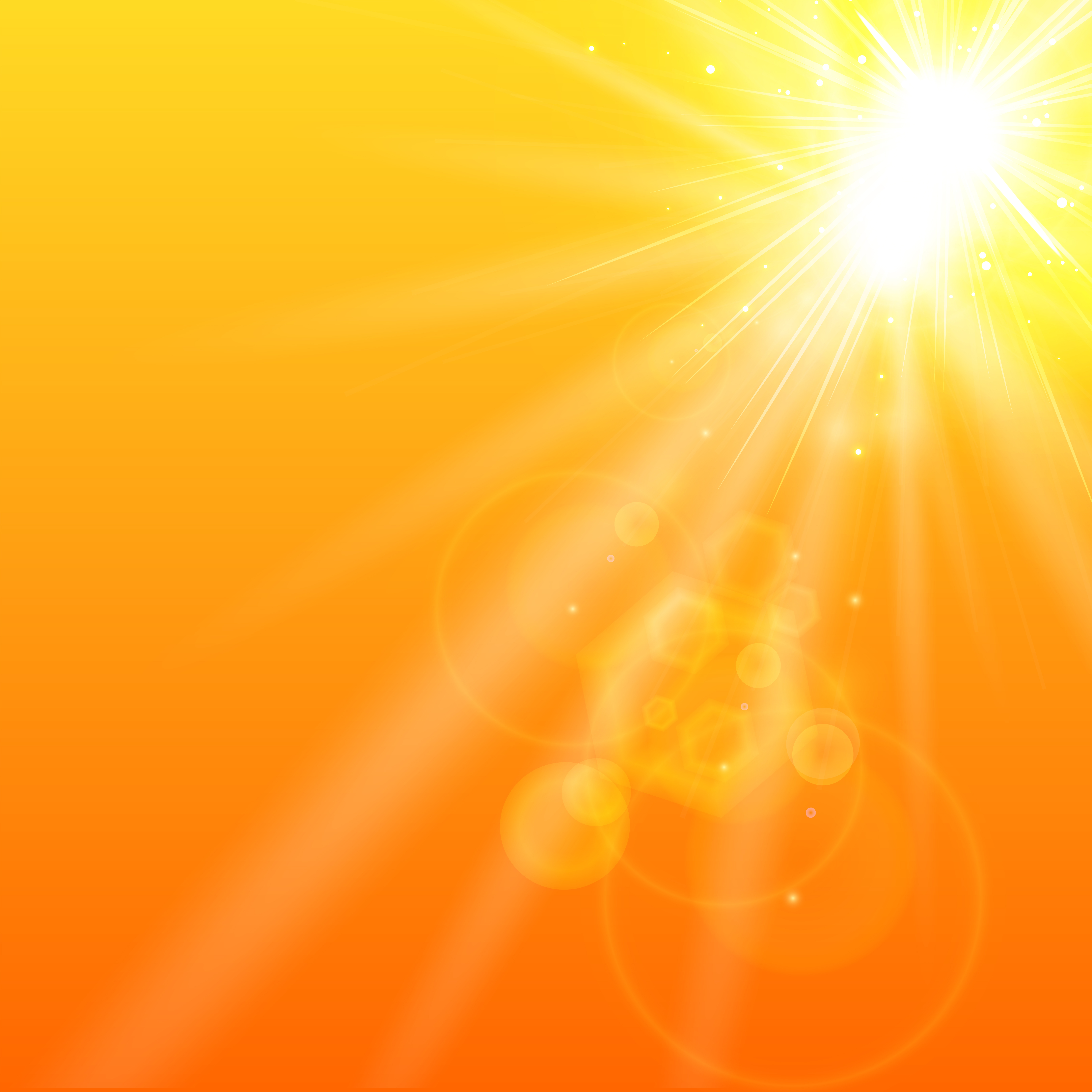 Summer orange background with sunlight. 547642 Vector Art at Vecteezy