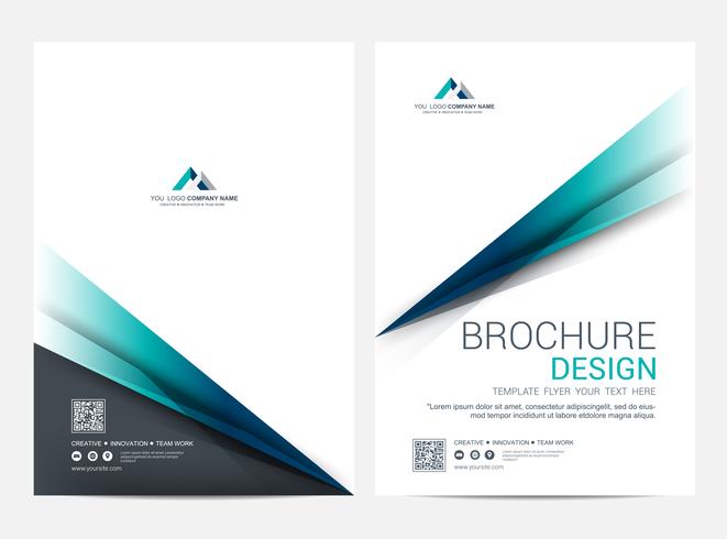 Brochure Layout template, Leaflet Flyer cover design background vector