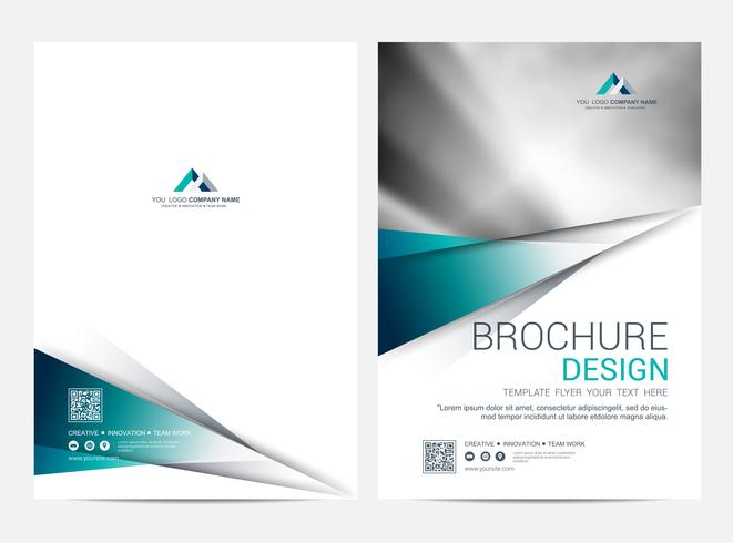 Brochure Layout template, Leaflet Flyer cover design background vector