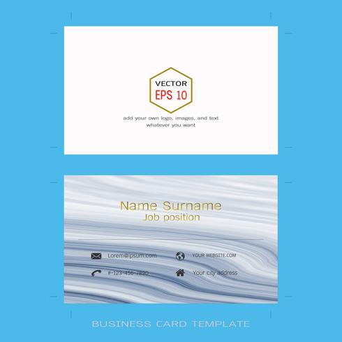 Modern designer business card layout templates. vector