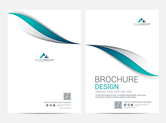 Brochure Layout template, Leaflet Flyer cover design background vector