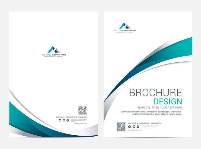 Brochure Layout template, Leaflet Flyer cover design background vector