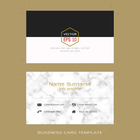 Modern designer business card layout templates. vector