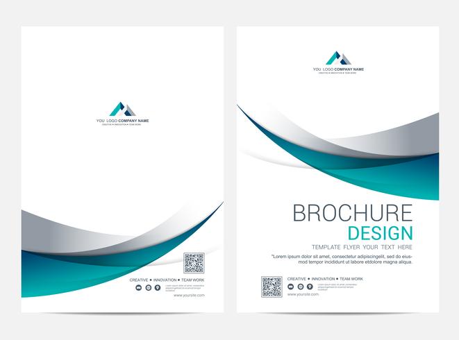 Brochure Layout template, Leaflet Flyer cover design background vector