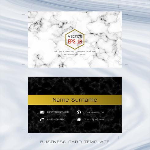 Modern designer business card layout templates. vector