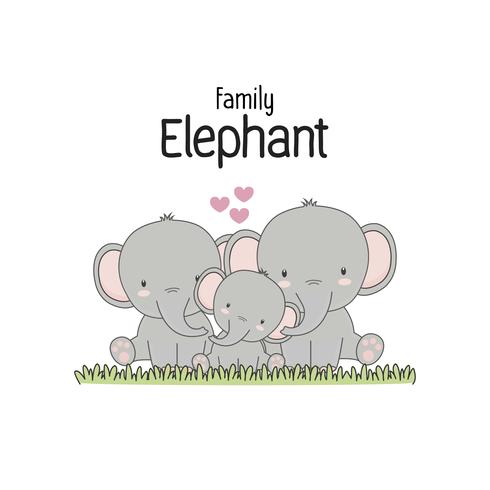 Familia Elefante Padre Madre Y Bebe Ilustracion Vectorial Vector En Vecteezy Familia Elefante Padre Madre Y Bebe Ilustracion Vectorial Vector En Vecteezy