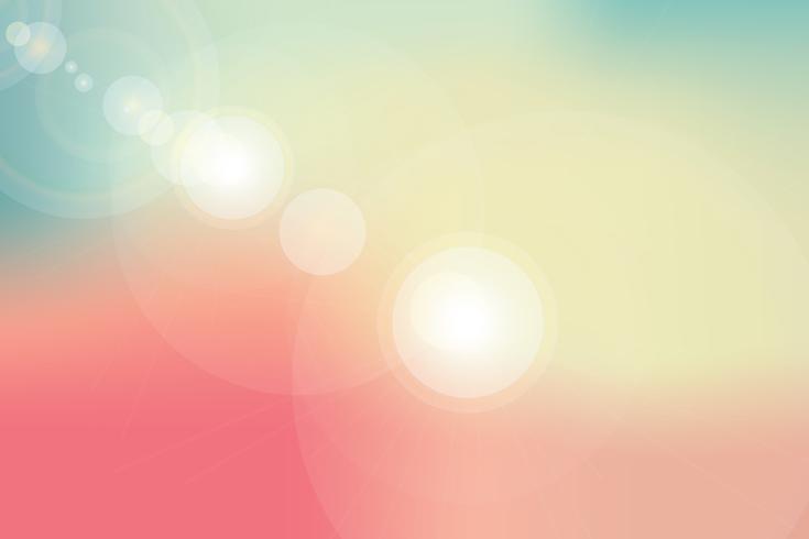 abstract background or nature sky and flare light  vector