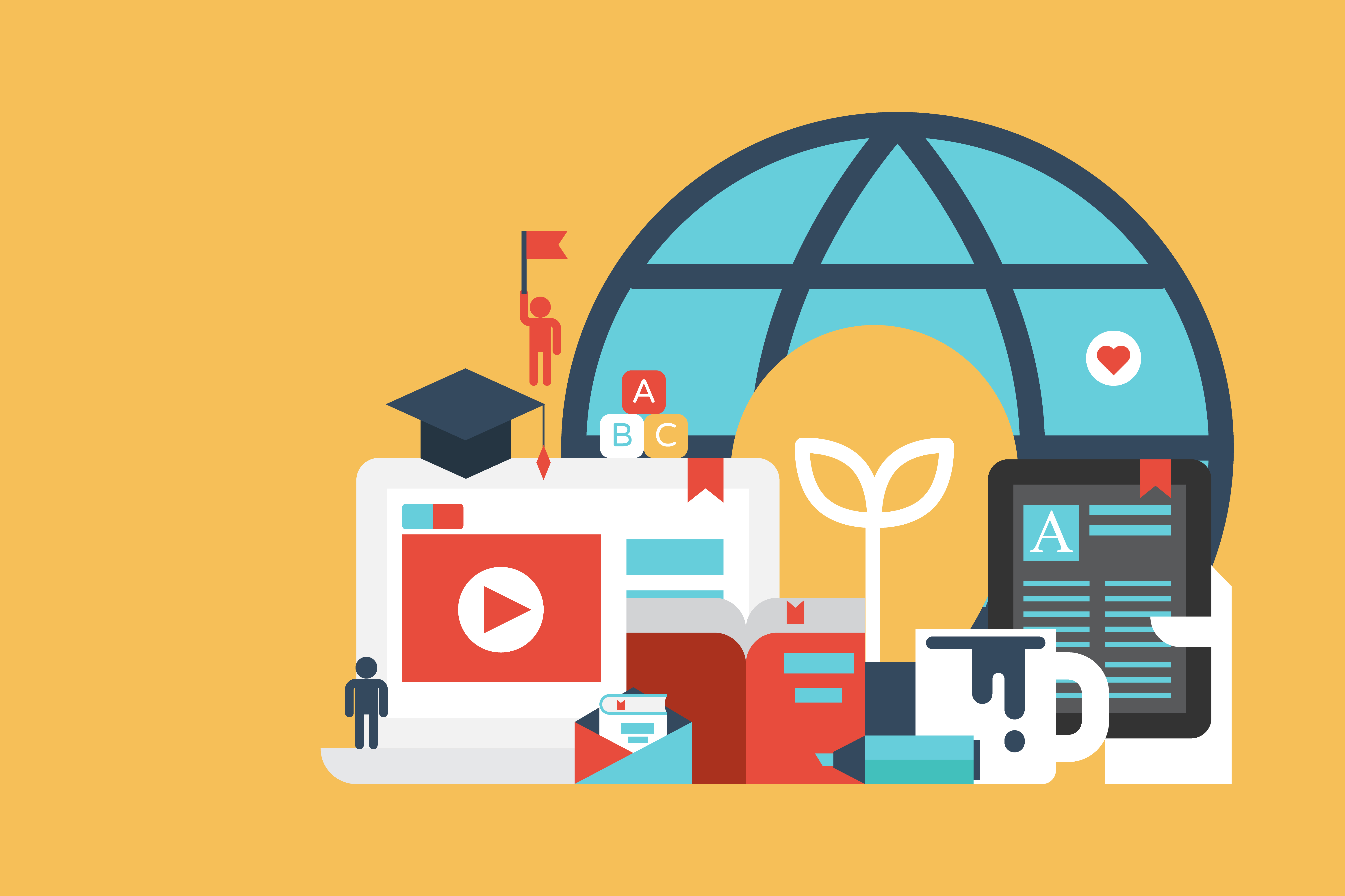 Education Flat Illustration 547882 Vector Art at Vecteezy