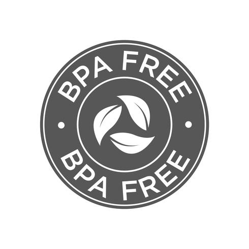 Icono libre de BPA. vector